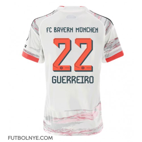 Camiseta Bayern Munich Raphael Guerreiro #22 Visitante Equipación para mujer 2025-26 manga corta